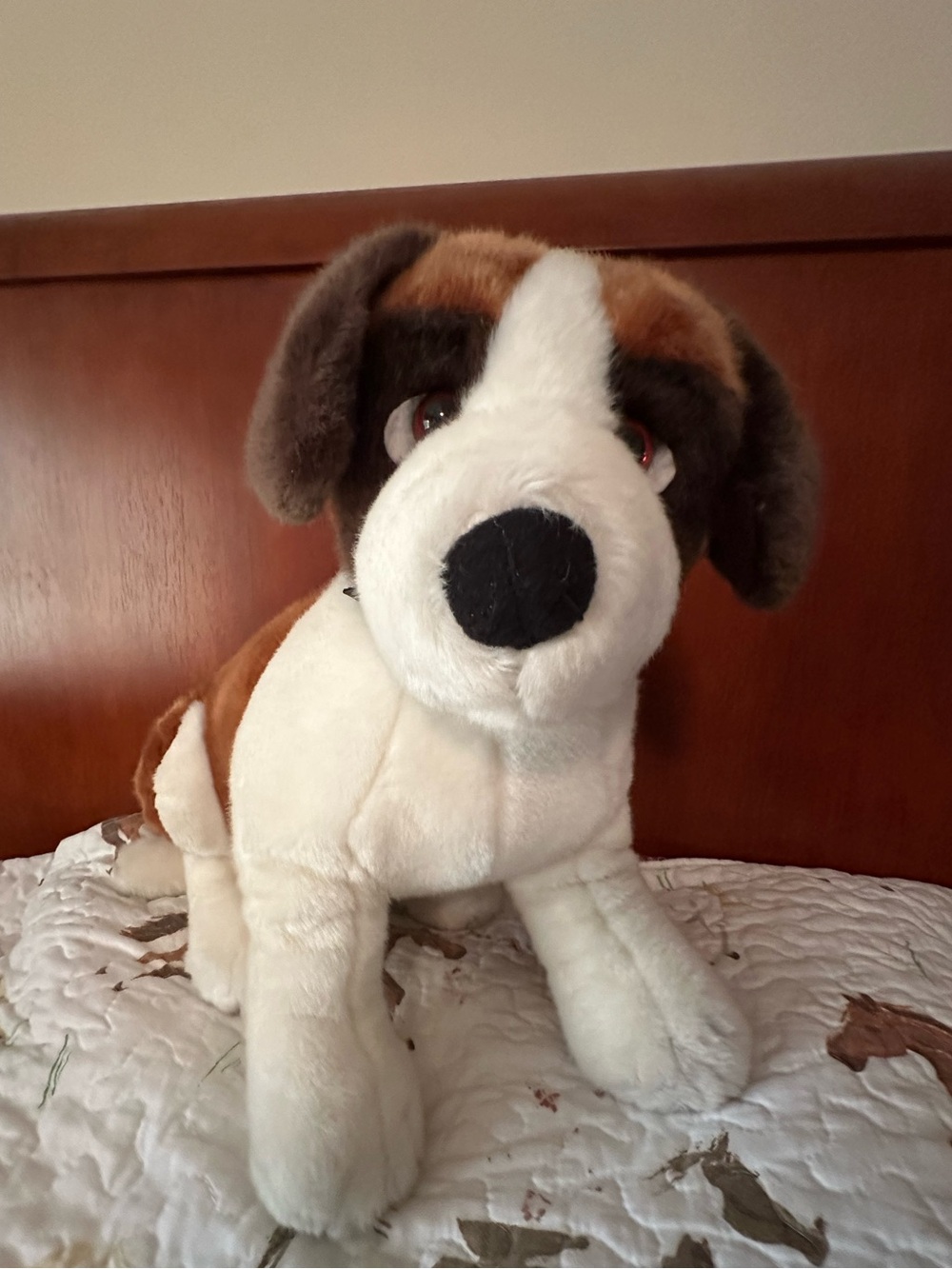 St Bernard Toy Pup KellyToy Plush Stuffed Animal Puppy 13” Imagination Play Dog
